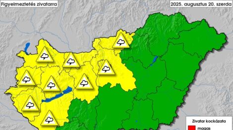 Napos, gomolyfelhős idő várható szerdán