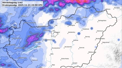 Nagy eséllyel megérkezik az első síkvidéki havazás