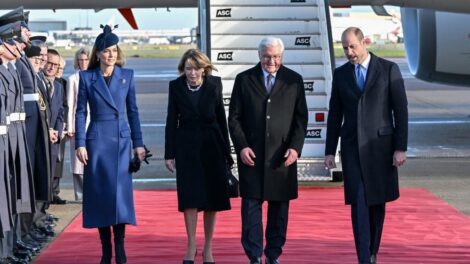 Állami látogatásra érkezett Nagy-Britanniába a német elnök