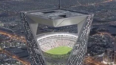 350 méter magasan lebeghet a világ legegyedibb stadionja