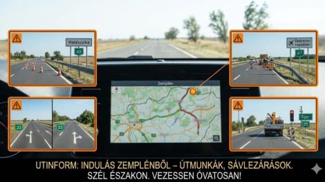 Aktuális útinformációk a Zemplénből útnak indulóknak