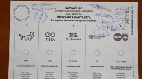 Jóváhagyta az országos pártlistás szavazólapok mintáját az NVB