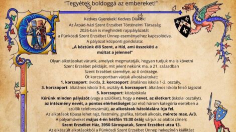 Rajzpályázat Szent Erzsébet tiszteletére