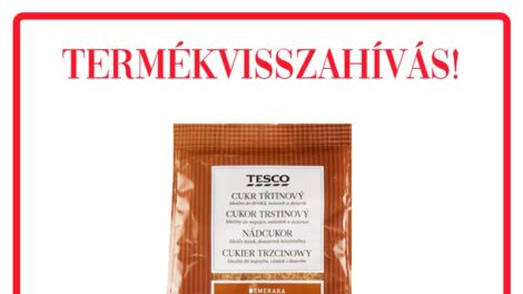 Tesco nádcukrot hívtak vissza a forgalomból nem engedélyezett adalékanyag lehetséges jelenléte miatt