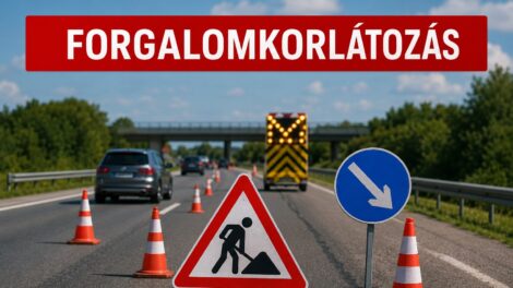 Forgalomkorlátozás lesz hétfőtől az M30-as autópályán