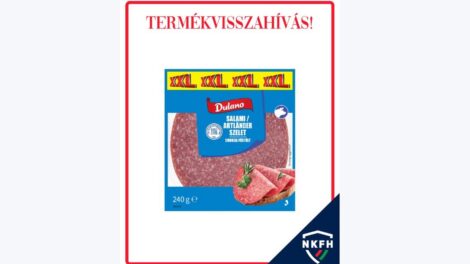 Baktérium miatt egy szalámi visszahívását kezdeményezte a Lidl