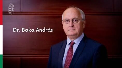 A Tisza benyújtotta a Baka András államfőjelöltségét támogató ajánlóívet
