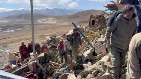 Halálos földrengés Tibetben